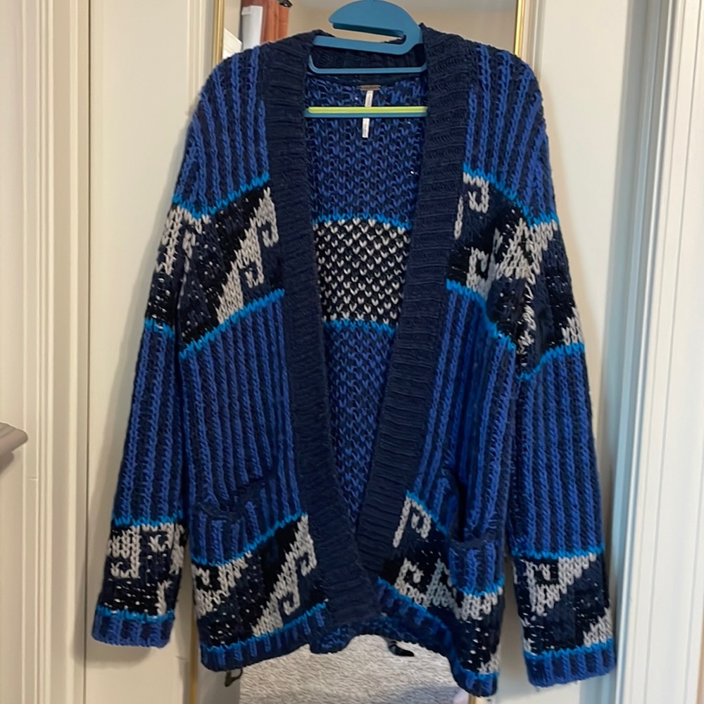 Free People Wool Cardigan
